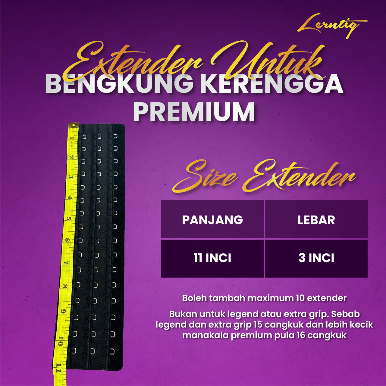 Extender Bengkung Kerengga Premium – Lerntiq